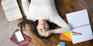 Student worried about exams